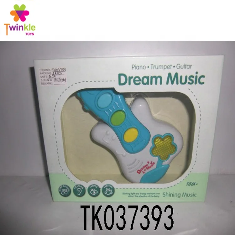 Child toy musical instrument electric guitar toy with music