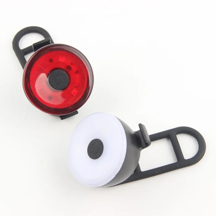 Mini LED Bike Light Set Front and Back Rear Light 2 Modes Bike Seat Post Bicycle Headlight and Taillight