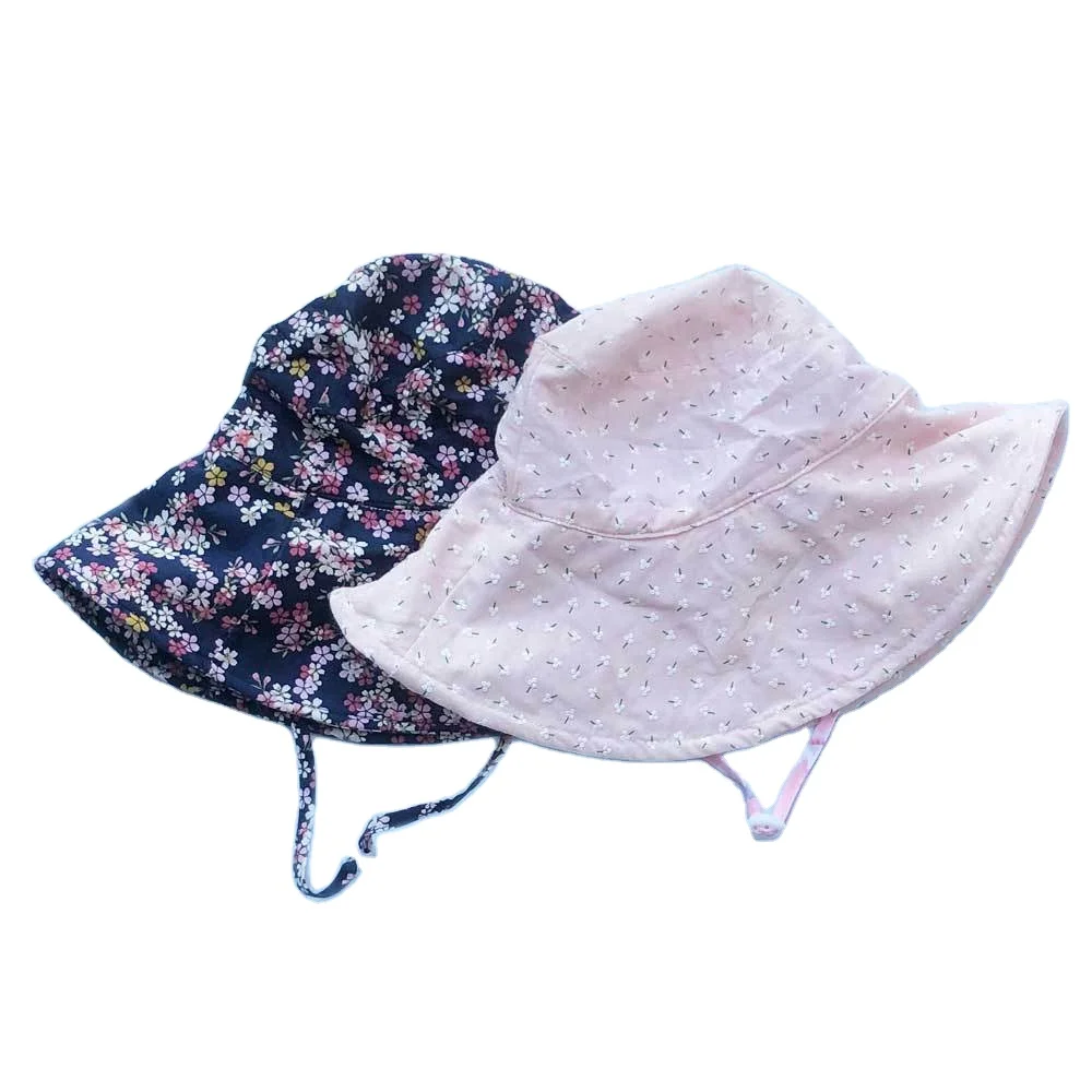 Baby Hat Summer  Sun Protection Toddler Hat Bucket for Baby Girl Adjustable Kid Hat