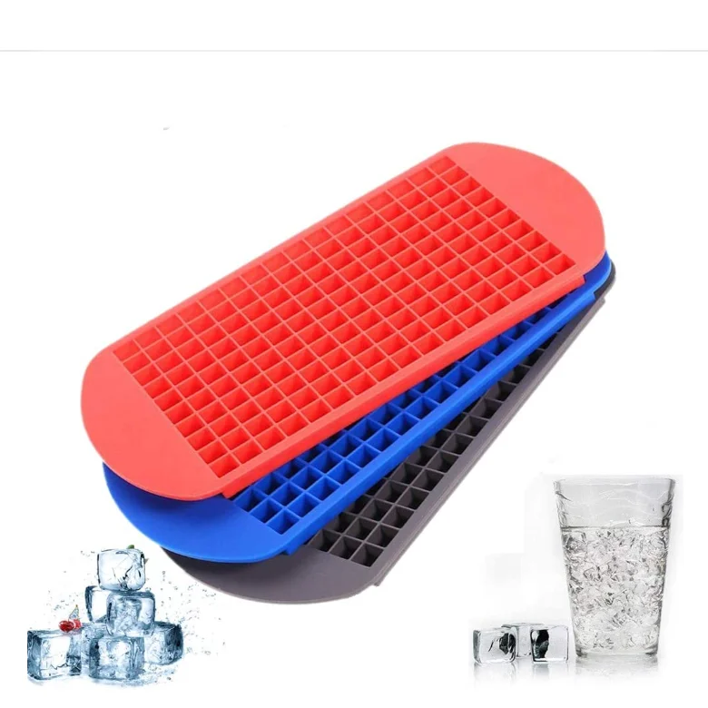 Силиконовый мини-лоток IceCube, 160 небольшие формы IceCube для легкого выпуска измельченных кубиков льда