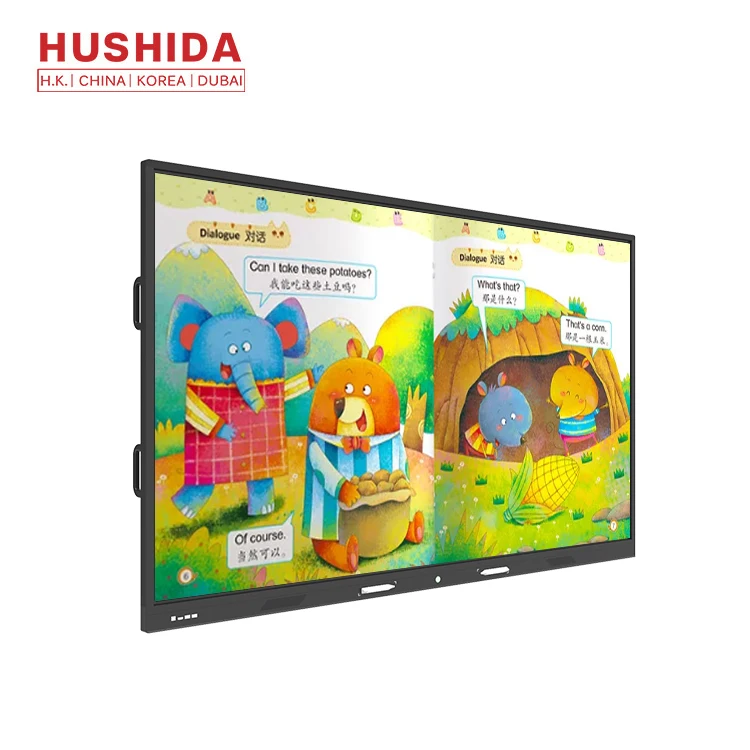 55 inch interactive electronic writing board portable smart whiteboard