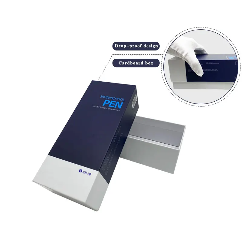 High Quality Full-Color Digital Printing on Sliding Open Drawer Phone Case Cover Gold Foil High Quality Paper Packaging Box