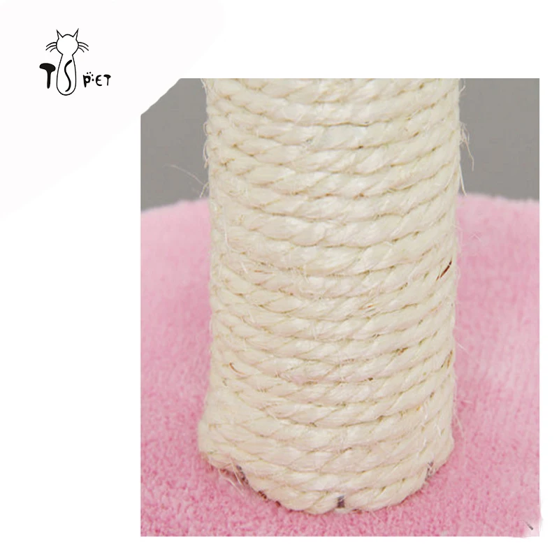 Wholesale Original Design Faux Fur Hemp Rope Cat Tree Scratch Post