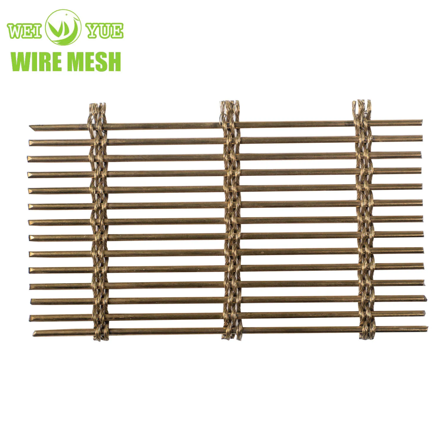 WOVEN WIRE PANELS AND DECORATIVE GRILLES FOR Partitions