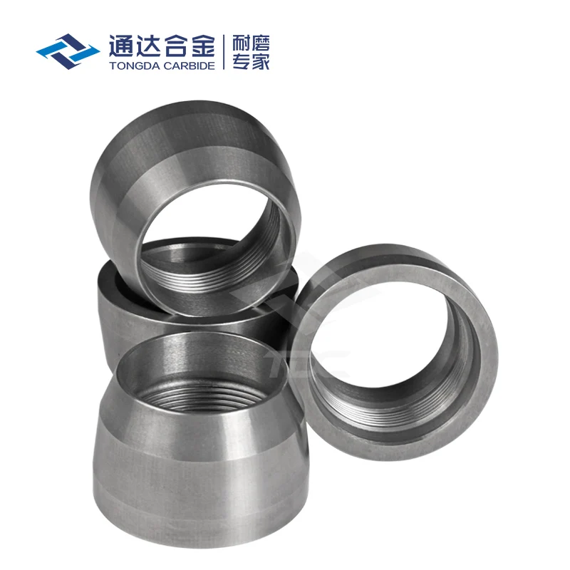 Cemented carbide for MWD/LWD nose cap 650/1200  left threaded with high corrosion tungsten carbide material down hole tools