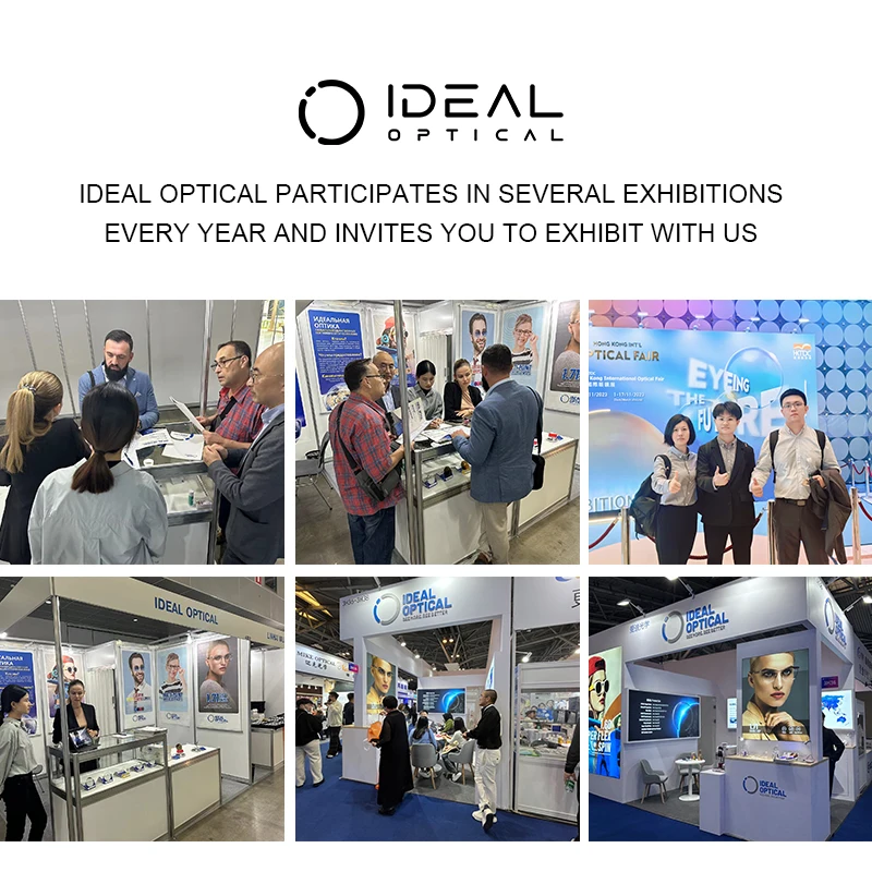 IDEAL CR39 Non-coating Resin Eyewear Lenses 1.499 Flat Top HMC Bifocal Spectacle Lenses for Myopia and Hyperopia