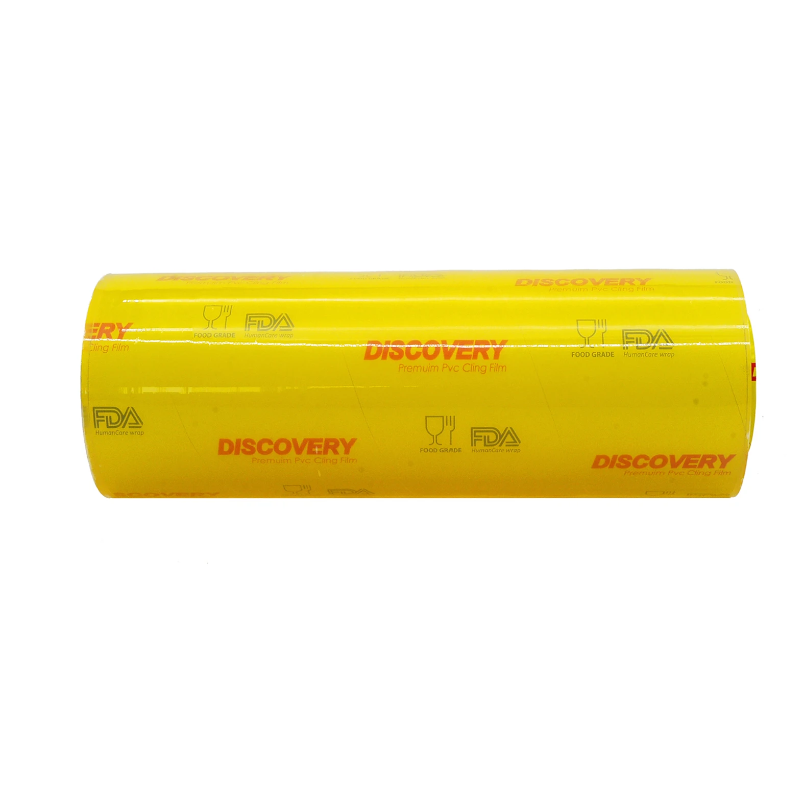 Factory Wholesale Clear cling film supermarket use 9.5 micron food grade pvc cling film for packaging jumbo rolls