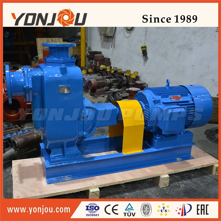 Self-priming Centrifugal Marine Bilge / Ballast Pump Electric Cast Iron Horizontal 3 Hp Oil and Marine 100% Copper Wire 40 Mm