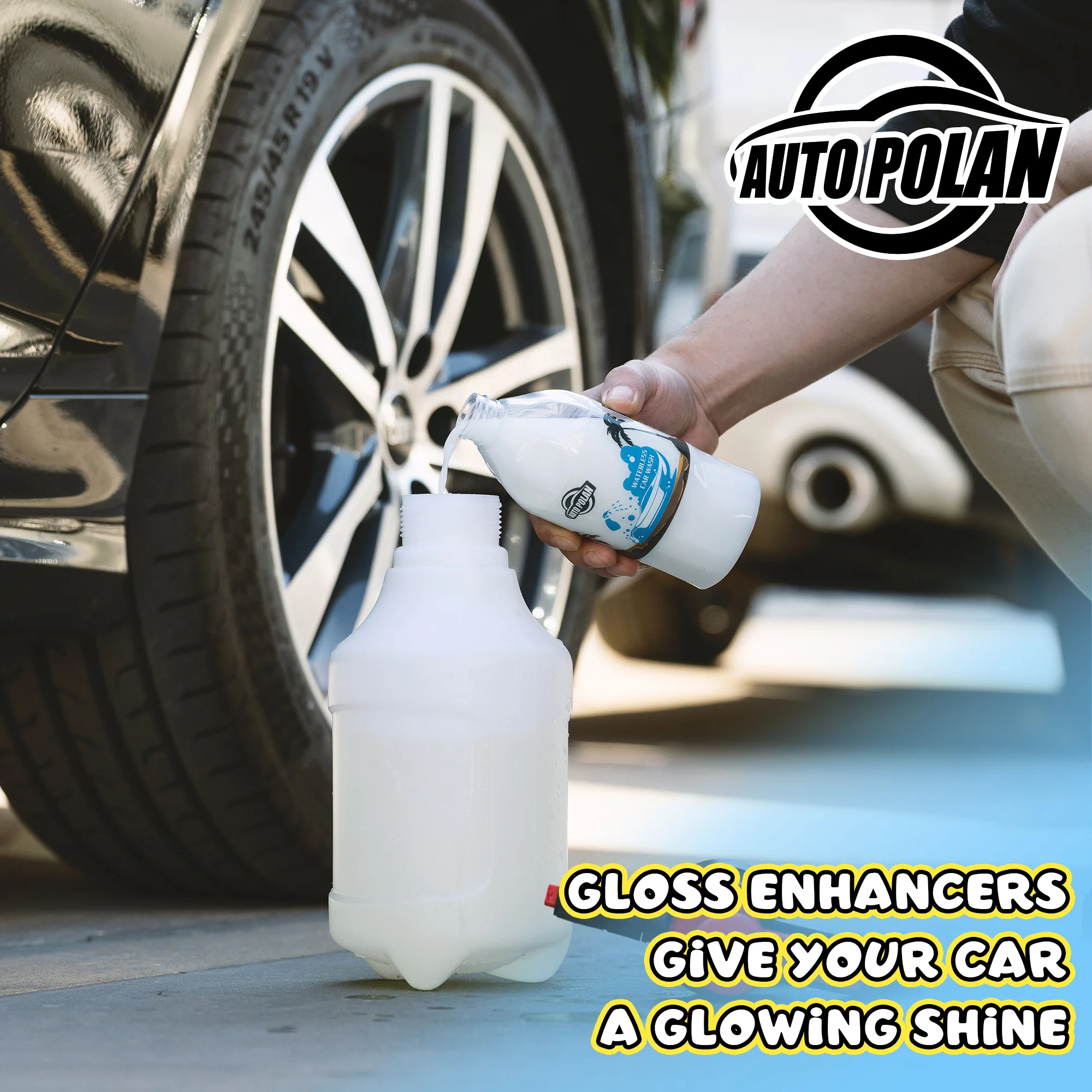 Autopolan Factory Direct Sales Waterless Car Wash Spray Concentrate Eco-friendly Universal Detergent For All Cars Best Selling