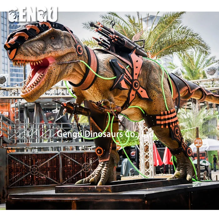 Big Dinosaur Model Outdoor Dinosaur Park Waterproof Humanoid Robot Animatronic Dinosaur for Sale Hand Made, Assemblage 24 Months