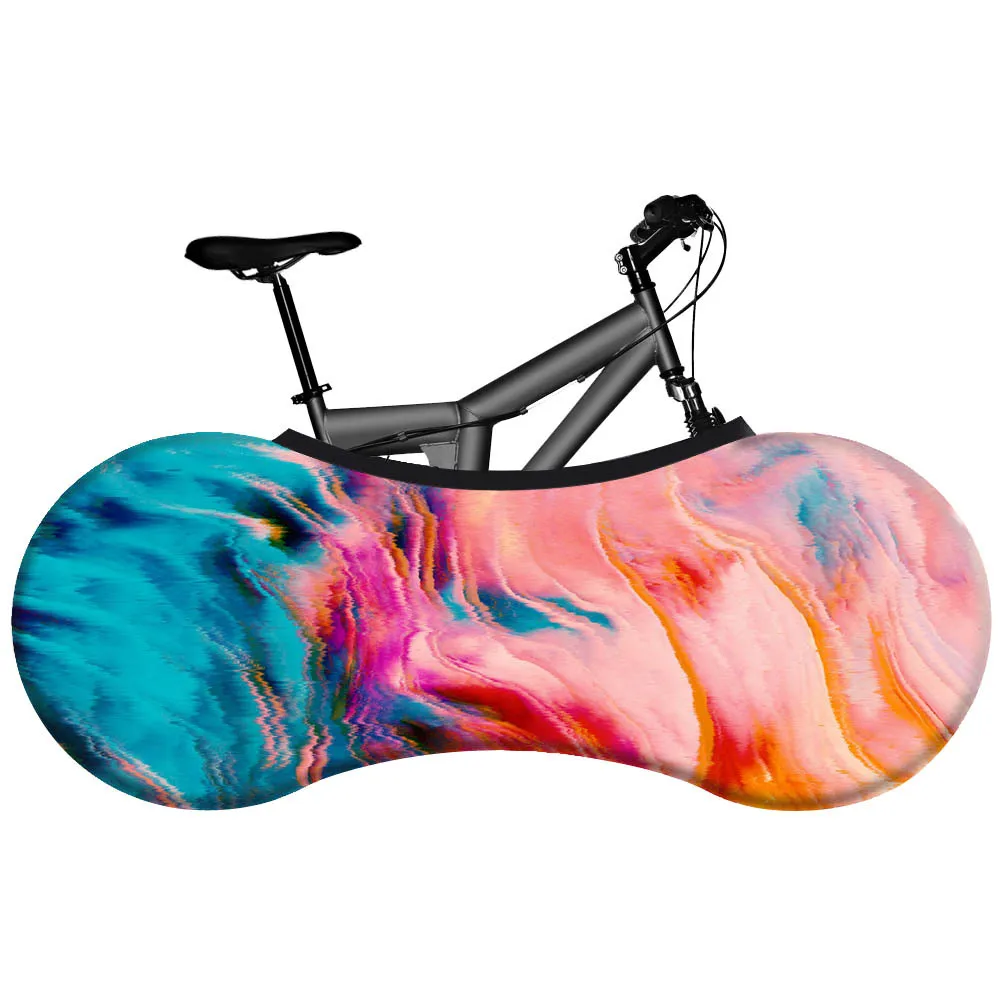 Bike Cover Washable Elastic Dirt-Free Bike Storage Wheel Cover Tire Package Fit All Bicycles