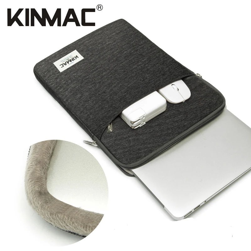 Kinmac  Pattern Vertical Style 15 inch Laptop Sleeve with Pocket 15 inch 15.6 inch Laptop Sleeve Bag case
