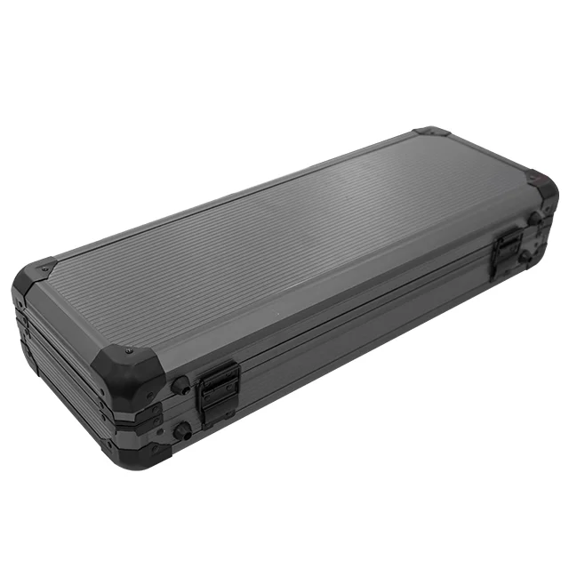 YH High Quality 500pcs Poker Chips Thicken Black Aluminum Case With Foam Padding