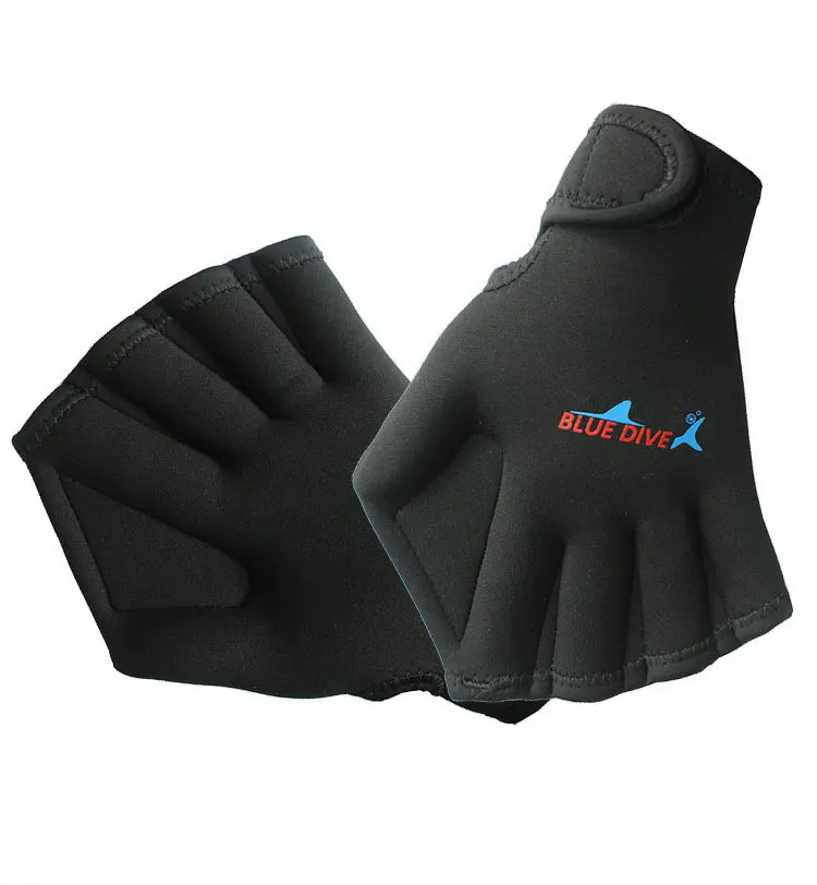 
Equipment Neoprene 2MM Frog Webbed paddling training Swimming diving gloves 