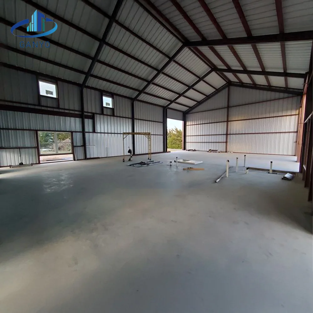 Cost-Effective Steel Building Prefabricated Modular Steel Warehouse for Small Business and Tool Storage | Ganyo Steel Structure