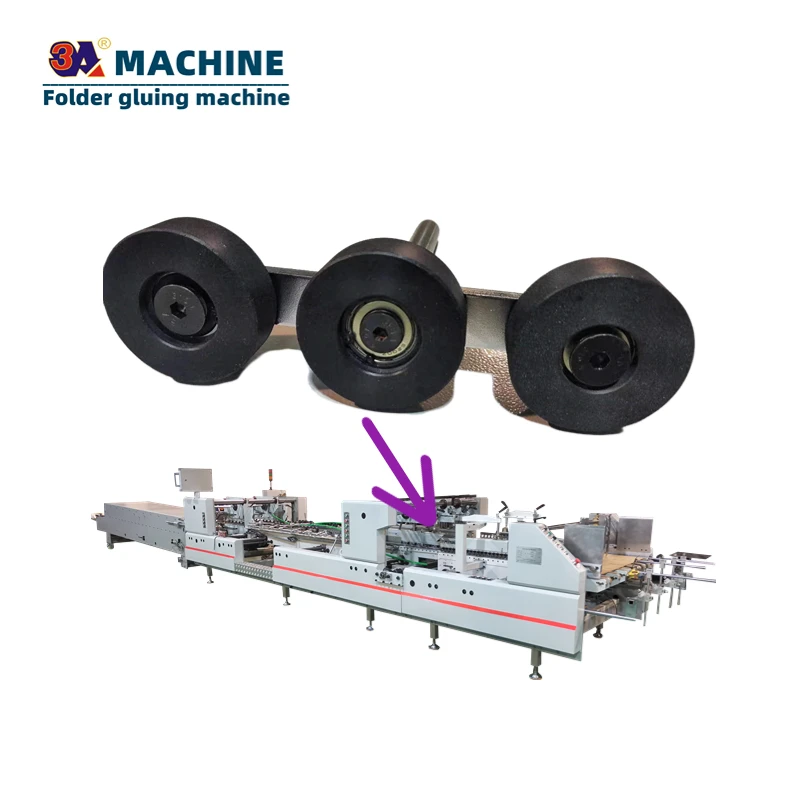 Automatic  Box Folding Gluing Machine accessories Box pasting machine folding wheel box folder gluer  spare parts