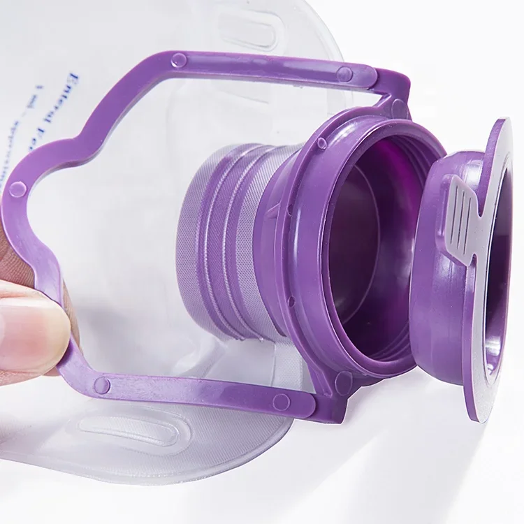 Hospital Product Supply Medical Grade PVC Disposable Medical 500ml 1000ml Type Enteral Feeding Bag