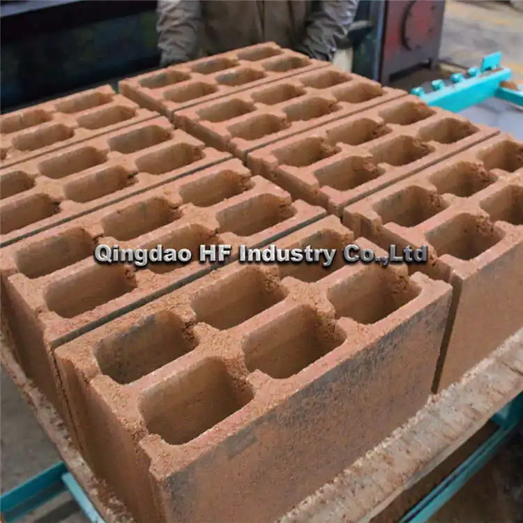  QT8-15 Full automatic concrete interlocking hollow bricks block making machine /Color Paver plant