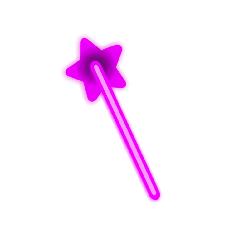 
Pool Party Birthday Concerts Kids Light up Glowing Toys Five Star Shape Party Supplies Bulk Glow Sicks Wand for Survival Camping 