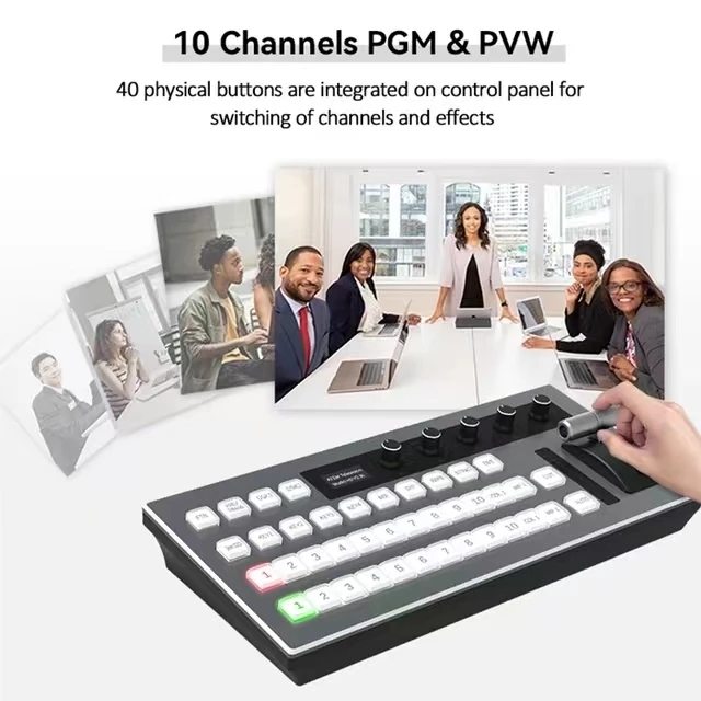 D53 Excellent BMD Video Switcher Console Controller Live Streaming Broadcast Black Magic Mini Atem Controller Livestream