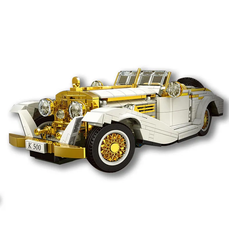 Mould King 10003 DIY Сборные игрушки MOC K500 набор строительных блоков для винтажных моделей автомобилей