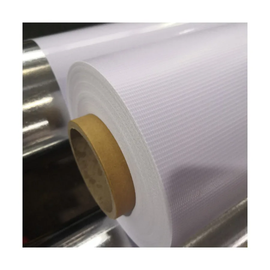 Digital Printing Material Hot Laminated Backlit Glossy 510GSM 500D*500D 18*12 1.10M 50M/R