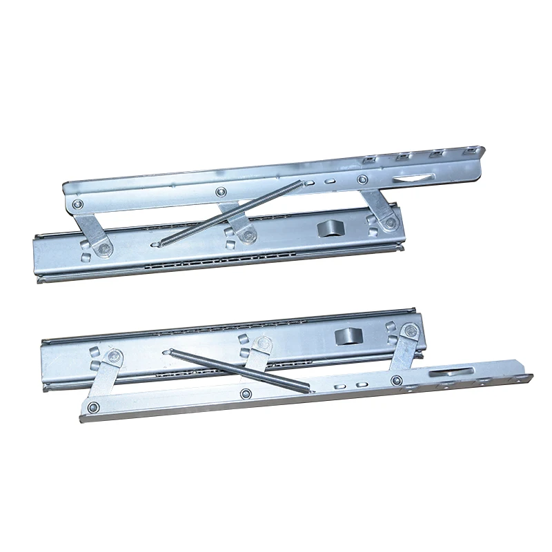 manufacturers hardware Heavy Duty Locking Automatic Lift Table Slide Telescopic folding dining table Bracket rail