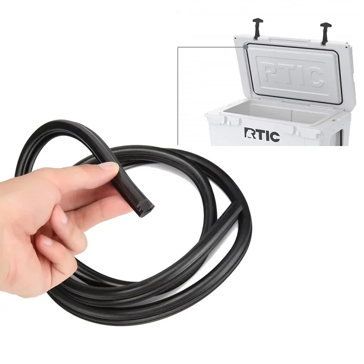 High quality silicon Cooler replacement accessory food grade wide lid gasket compatible with RTIC coolers