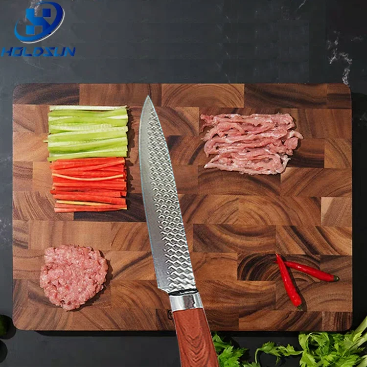 Новое поступление 8-дюймовый нож для резки мяса из нержавеющей стали с деревянной ручкой кухни