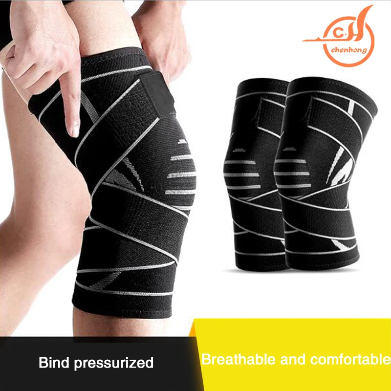 
kneepad Knee Pads Fitness Running Cycling Patella Kneecap Knitting Exercise Warm Knee Protection Silicone Cover Protection 