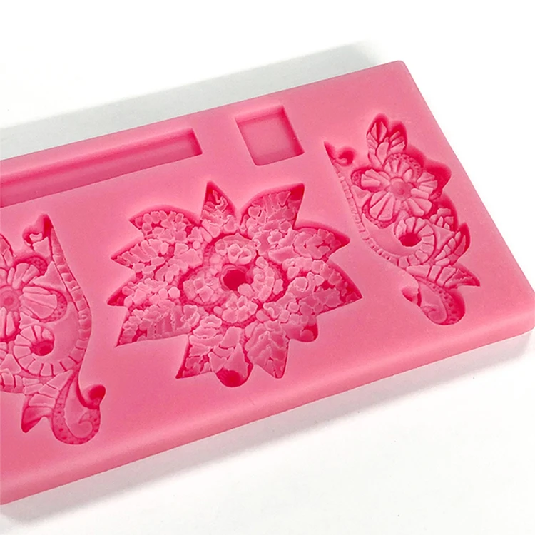 Unique features   Thermal silicone mold mold chocolate fudge cake tool mold silicone products