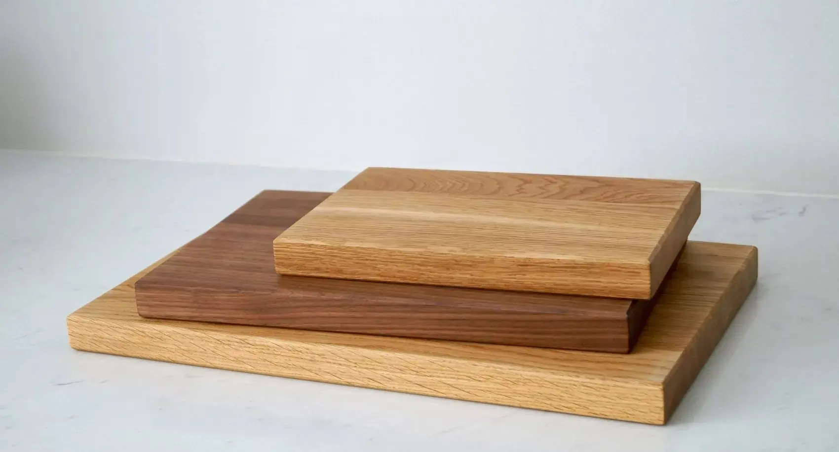 Handcrafted Solid Wood Cutting Chopping Block Boards with Wood Stand for Holding