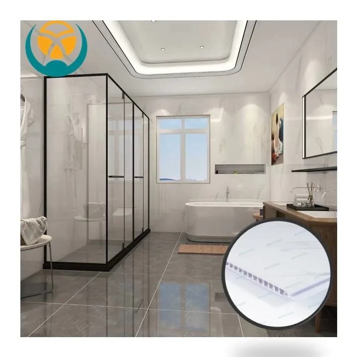 Onyx PVC Marble Wall panel With High Gloss Waterproof Surface For Bathroom Wall Decoration Factory Direct Sale PVC Panel