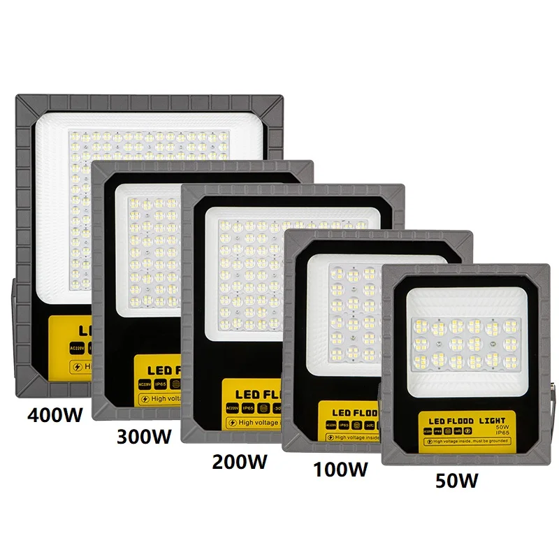 Outdoor Lighting Waterproof 50W 100W 150W 200W 300W 400W SMD2835 Lamp LED Flood Lights