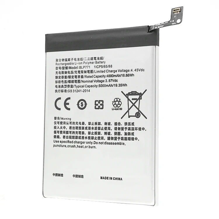 5000mAh BLP771 cell phone battery for OPPO Realme 6i Global battery