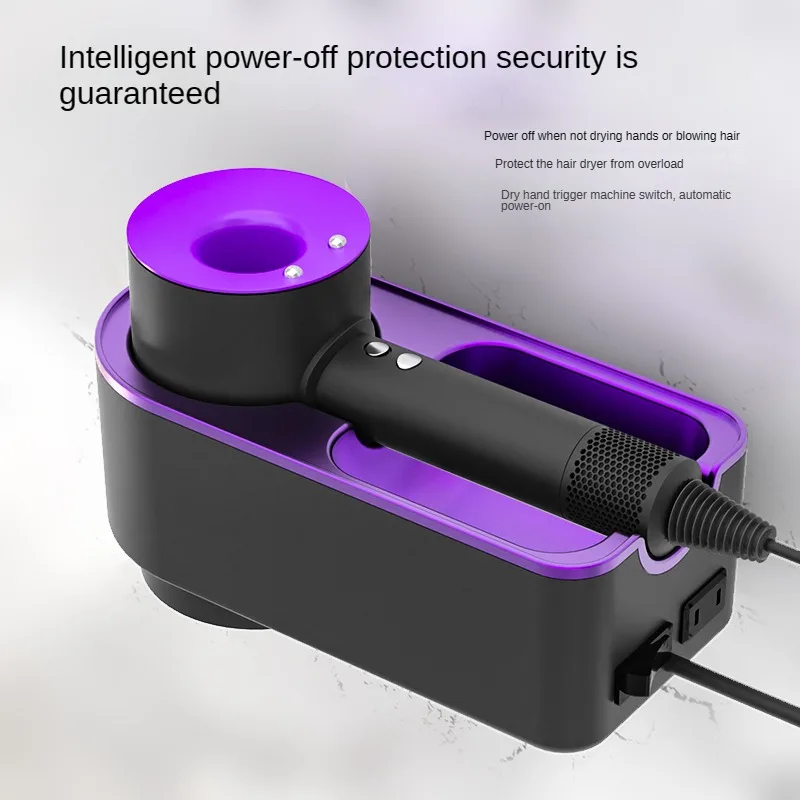 Hot Sale Home Storage Countertop Hair Dryer Holder Bathroom Acrylic Hair Styling Product Skin Care Products Tool Box Organizer