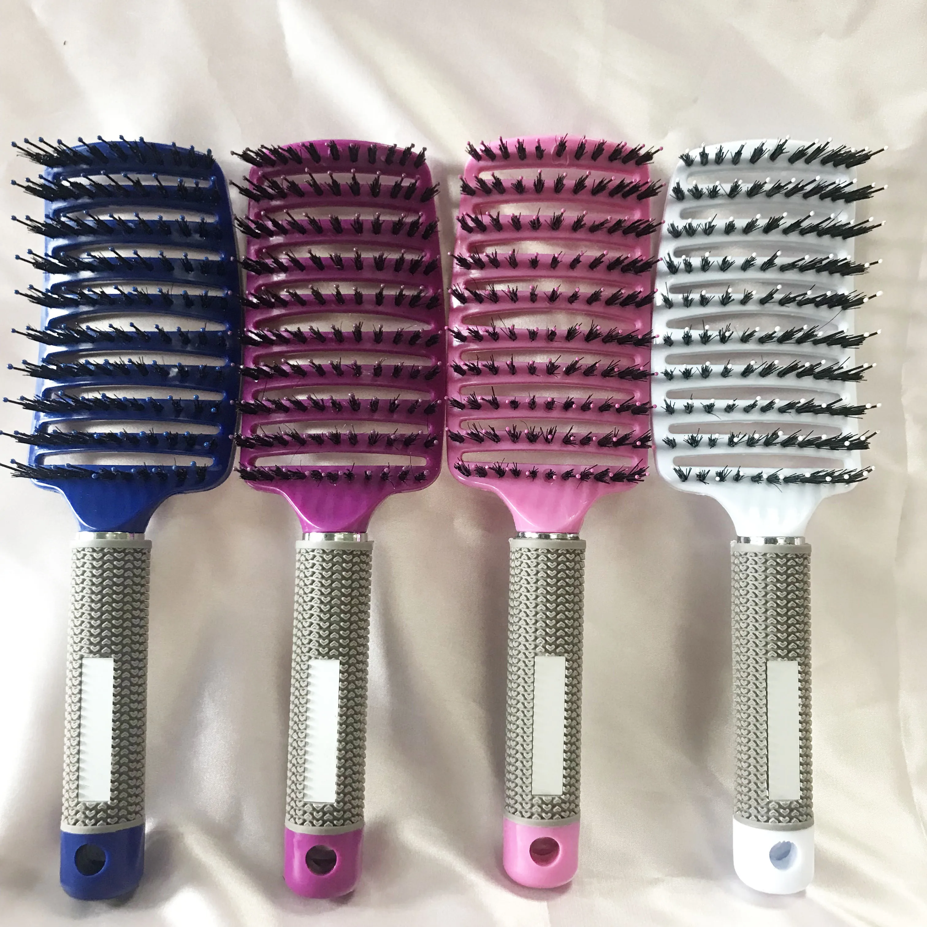 Woman Hair Comb Scalp Massage Comb Bristle Detangling Hairbrush Bristle Nylon Women Hairdressing Styling Tool Curly Hair Brush