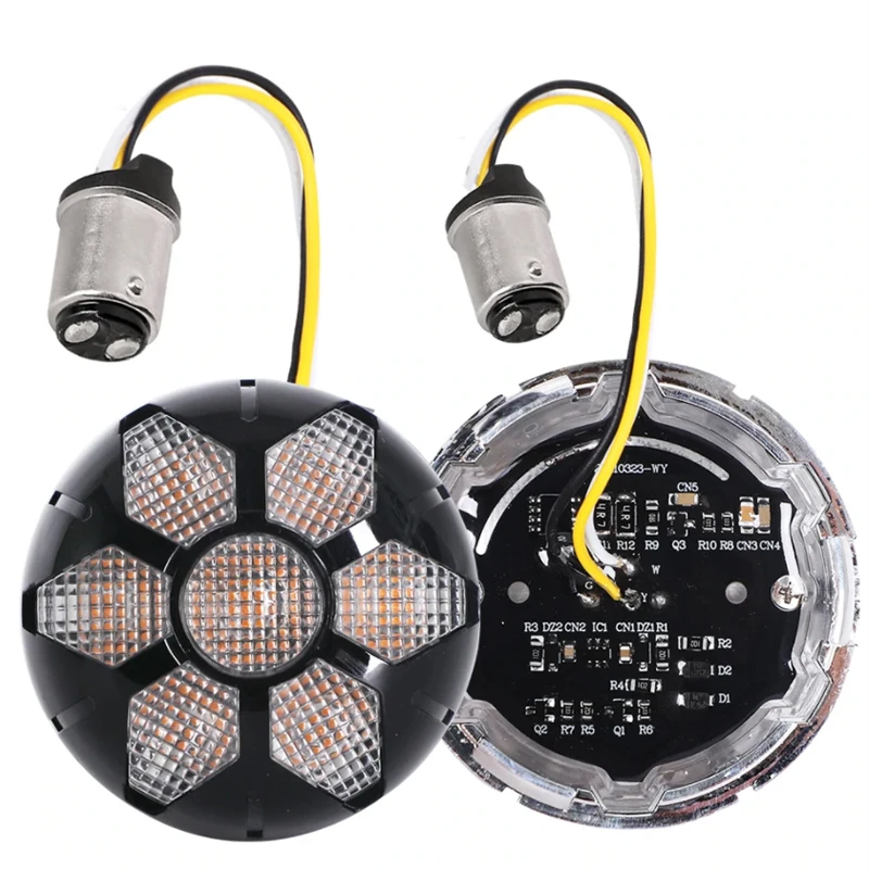 Equipment Ac220v 220 Volt 24v 14mm Waterproof Led Power Truck Light Brake Indicator Combination Signal Lights Signal Pilot Lamp