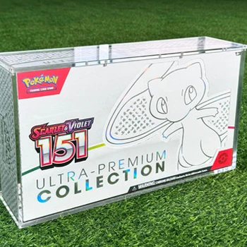 TCG Factory Wholesale Pokemon 151UPC Acrylic Display Case Box made available for Pokemon Cards Ultra Premium Collection .
