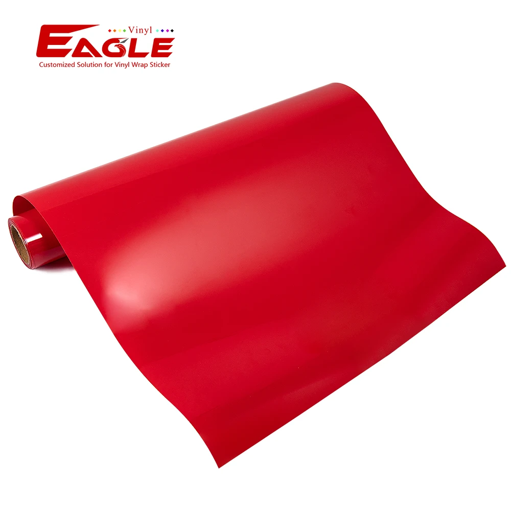 Long Durability Puff HTV Red Colored Surface Soft Sponge PU Heat Transfer Vinyl