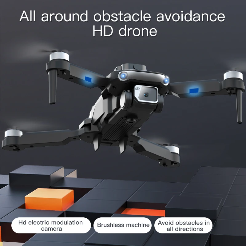8K HD Optical Flow Electric Adjustable Dual Camera Obstacle Avoidance Flyer Folding  Remote Control Drone