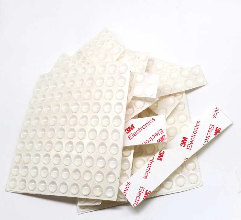Door Bumpers Cabinet Buffer Pads Sound Dampening Clear Silicone Rubber Self Stick Feet Adhesive Bumper Pads SJ5302A