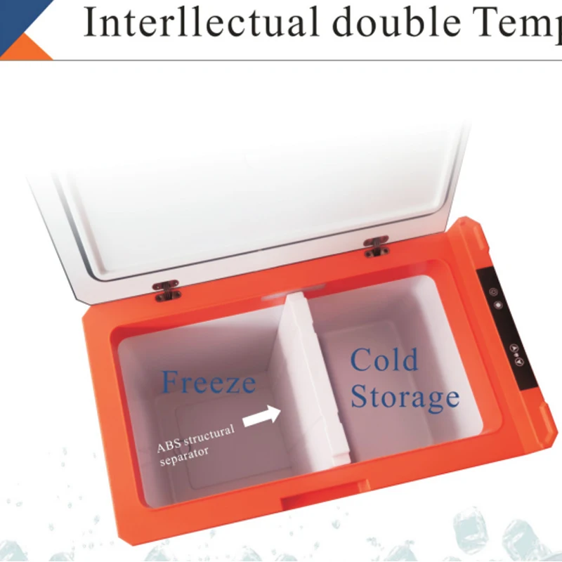 40L 12V 24V Portable Camping Electric Cooler Box Car Refrigerator Mini Fridge