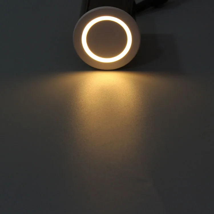 AVT Hot selling Smart  12V 24V  220V  circle type recessed mounted  led step lamp step light for garden home