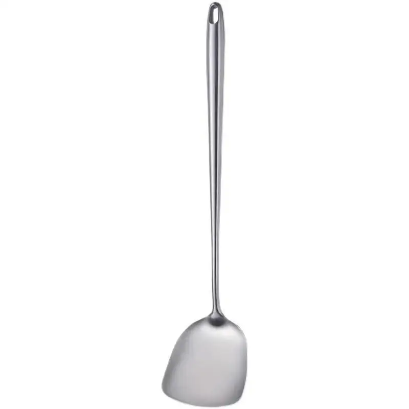 SUS 304 stainless steel spatula set handle wooden spoons and spatulas for kitchen