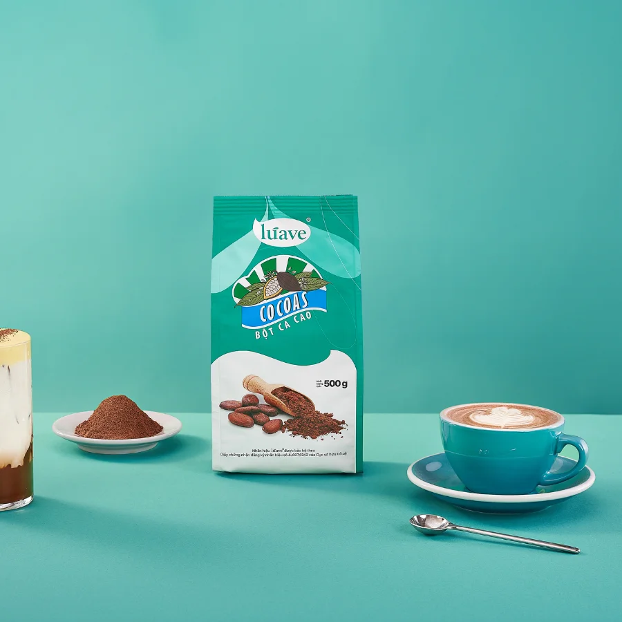 Cocoa Powder Top Selling Pure Natural Cocoa Powder For Beverage FSMA Certificate Custom Bag Packing From Vietnam Factory