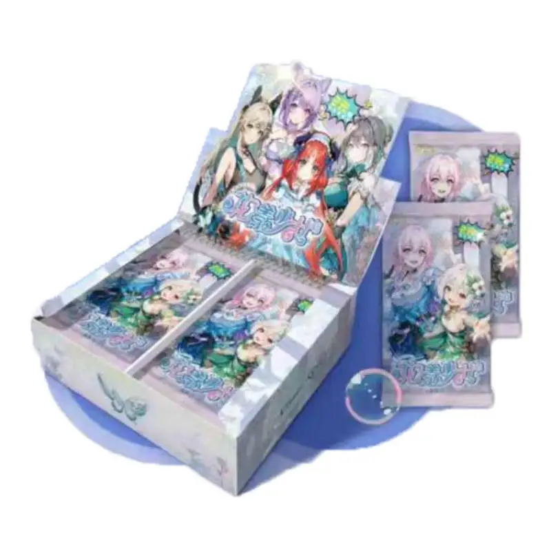 google japanese 48 box Wholesale exotic dancer goddess story game Small circle card Huayang girl party amine play Cards