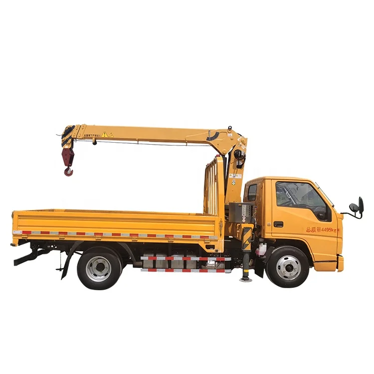 China 1 ton to 10 ton knuckle mobile boom pickup truck crane truck