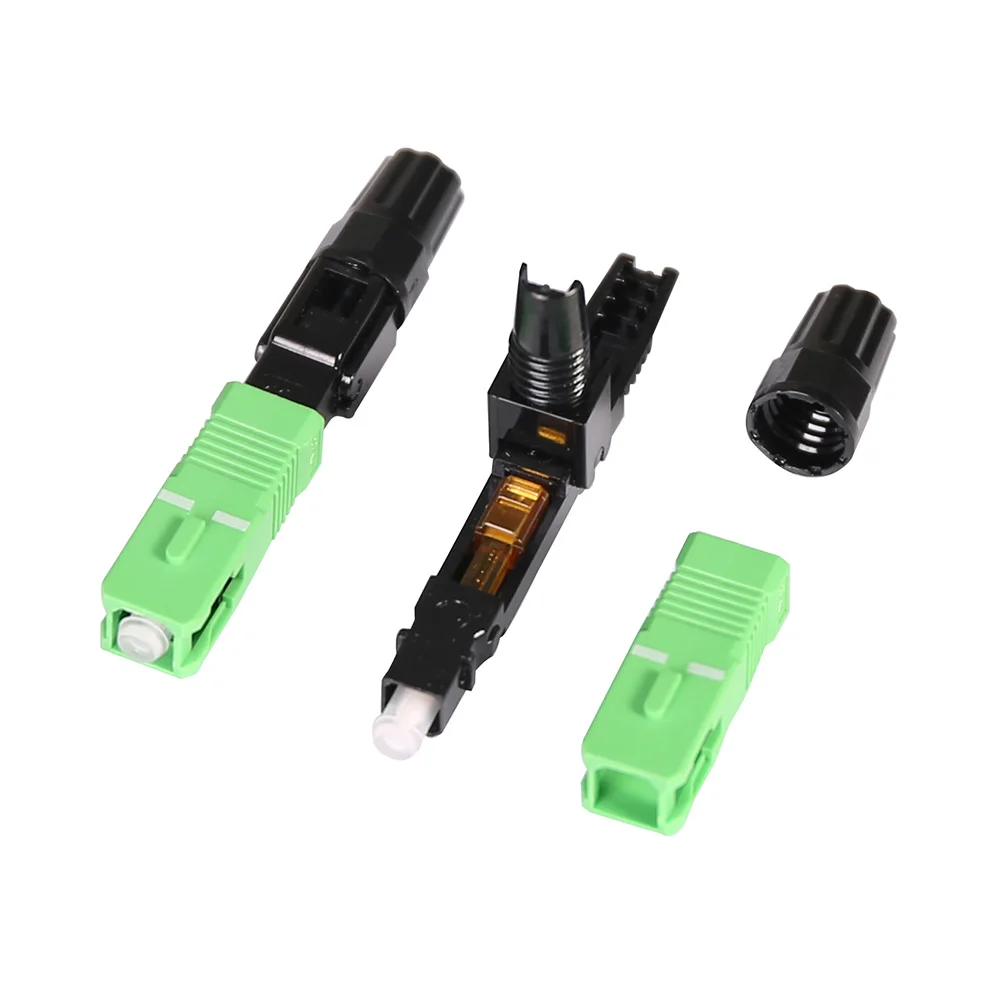 FTTH SC/UPC optical fiber fast connector/Conector de fibra optica rapida