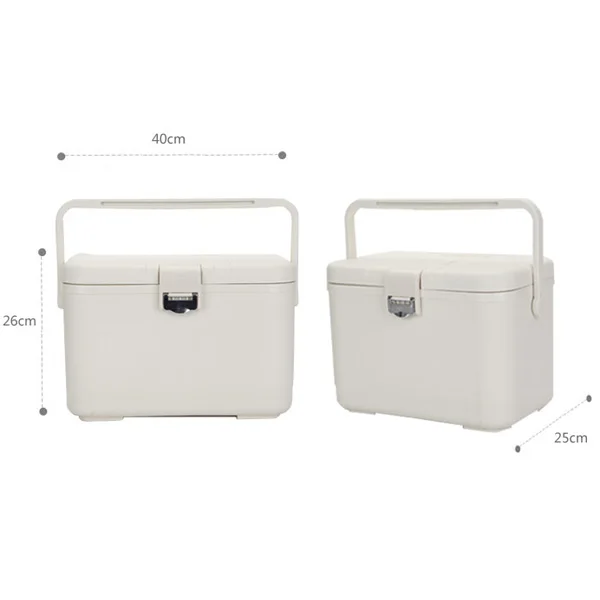 Medical Cooler Box Vaccine Blood Medicine Transport Box  With Ice Brick